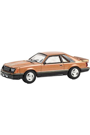 Greenlight 1/64 1980 Ford Mustang Cobra Kız Erkek Çocuk Oyuncak Eğitici Oyuncaklar