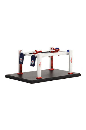 Greenlight 1/64 Chevron Gasolines Lift Kız Erkek Çocuk Oyuncak Eğitici Oyuncaklar