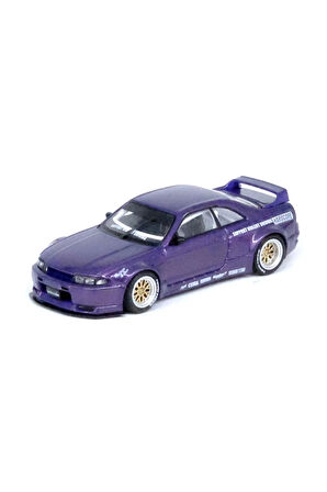 Inno 1/64 Nissan Skyline GT-R (R33) ''PANDEM ROCKET BUNNY'' Purple Kız Erkek Çocuk Oyuncak Eğitici O