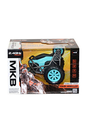 MKB-5588-617 Kumandalı Şarjlı Four Wheeler Stunt Car Kız Erkek Çocuk Oyuncak Eğitici Oyuncaklar