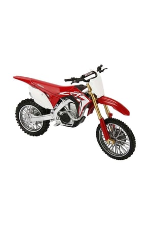 57443 SUN-Honda CFR450R Kırmızı 1:12 Kız Erkek Çocuk Oyuncak Eğitici Oyuncaklar