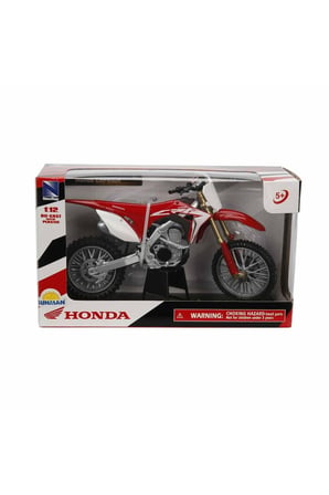 57443 SUN-Honda CFR450R Kırmızı 1:12 Kız Erkek Çocuk Oyuncak Eğitici Oyuncaklar