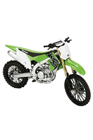 57483 SUN- Kawasakı KX450 Yeşil 1:12 Kız Erkek Çocuk Oyuncak Eğitici Oyuncaklar