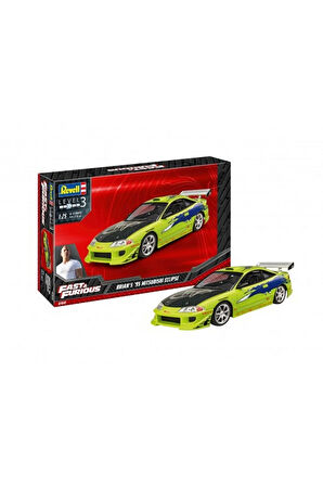 Revell 07691 Fast & Furious Brian's 1995 Mitsubishi Eclipse Kız Erkek Çocuk Oyuncak Eğitici Oyuncakl