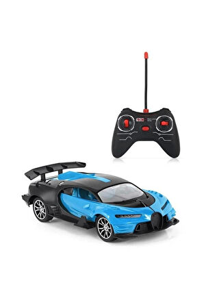 Şarjlı Uzaktan Kumandalı Mavi Bugatti 1:16 Kız Erkek Çocuk Oyuncak Eğitici Oyuncaklar