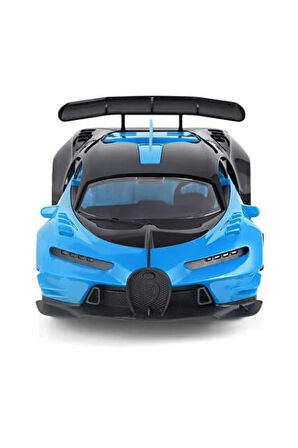 Şarjlı Uzaktan Kumandalı Mavi Bugatti 1:16 Kız Erkek Çocuk Oyuncak Eğitici Oyuncaklar