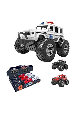 ZGF-989-6 Vardem Sürtmeli Vehicle Off-Road Polis Jeep Kız Erkek Çocuk Oyuncak Eğitici Oyuncaklar