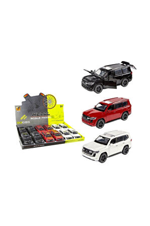 KM-3261D Vardem Çek Bırak 1:32 Işıklı Ve Sesli Metal Land Jeep Kız Erkek Çocuk Oyuncak Eğitici Oyunc