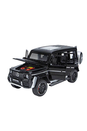 XHD-B2425 -Vardem Çek Bırak şıklı ve Sesli Kapıları Açılan G Jeep 1:24 Kız Erkek Çocuk Oyuncak Eğiti