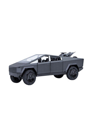 XHD-B2424-Vardem Çek Bırak Işıklı ve Sesli Kapıları Açılan Truck Metal Jeep 1:24 Kız Erkek Çocuk Oyu