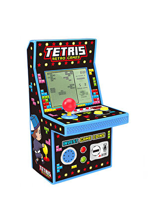 Nostaljik Mini Tetris Oyun Konsolu XY9029A Kız Erkek Çocuk Oyuncak Eğitici Oyuncaklar