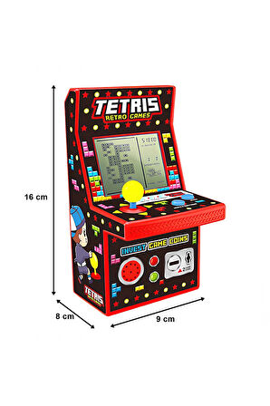 Nostaljik Mini Tetris Oyun Konsolu XY9029A Kız Erkek Çocuk Oyuncak Eğitici Oyuncaklar