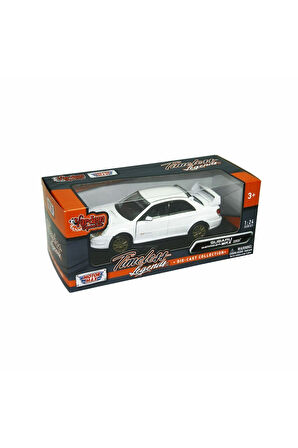 MM-73330 Motormax 1:24 Subaru Impreza WRX STI Kız Erkek Çocuk Oyuncak Eğitici Oyuncaklar