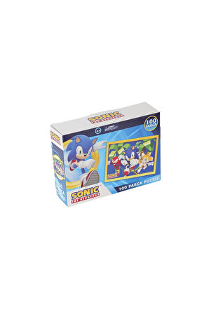 SO0090 SONİC 100 PARÇA PUZZLE Kız Erkek Çocuk Oyuncak Eğitici Oyuncaklar