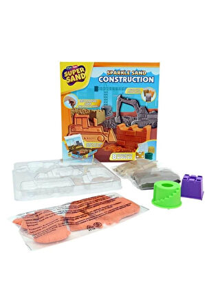 SUPER SAND CONSTRUCTION Kız Erkek Çocuk Oyuncak Eğitici Oyuncaklar