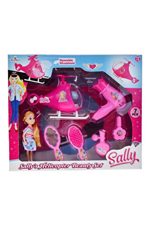 SALLY HELİKOPTER BEAUTY SET Kız Erkek Çocuk Oyuncak Eğitici Oyuncaklar