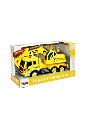 1:16 SÜRTMELİ SESLİ IŞIKLI KAMYON MİKSE Kız Erkek Çocuk Oyuncak Eğitici Oyuncaklar