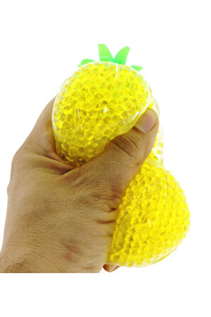Squishy Ananas Kristal Slime Kız Erkek Çocuk Oyuncak Eğitici Oyuncaklar