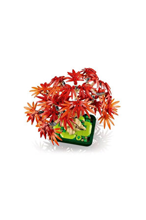 10348 iconic Japon Akçaağaç Bonsai Ağacı 474 parça +18 yaş Kız Erkek Çocuk Oyuncak Öğretici Oyun