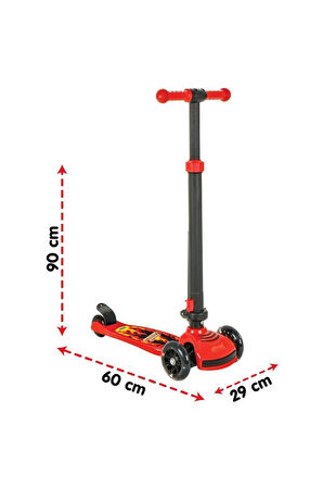 07354 POWER SCOOTER ( KIRMIZI) Kız Erkek Çocuk Oyuncak Eğitici Oyuncaklar