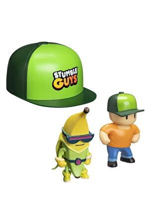 PMI SG2007 STUMBLE GUYS SÜRPRİZ ŞAPKA 2 FİGÜR 18Lİ DİSPLAY Kız Erkek Çocuk Oyuncak Eğitici Oyuncakla