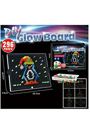 YM2215 LED IŞIKLI PARLAYAN EĞİTİCİ RESİM TABLETİ Kız Erkek Çocuk Oyuncak Eğitici Oyuncaklar