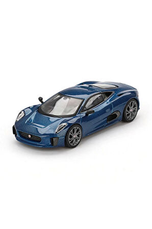 Mini GT 1/64 Jaguar C-X75 Blue Kız Erkek Çocuk Oyuncak Eğitici Oyuncaklar