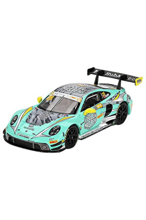 Mini GT 1/64 Porsche 911 GT3 R HubAuto Racing 2023 FIA GT World Cup 70th Macau Grand Prix Kız Erkek