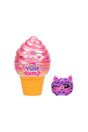 CKE07000 Cookeez Makery Yum Yumz Dondurma Tekli Paket Kokulu Peluş -1adet Fiyatıdır Kız Erkek Çocuk