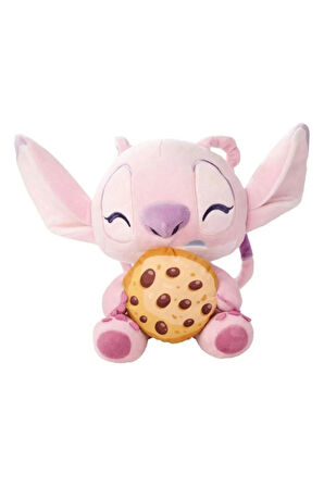 Stitch Kurabiye Yiyen Angel Peluş 25cm Kız Erkek Çocuk Oyuncak Eğitici Oyuncaklar