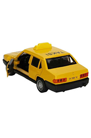 MXX AÇIK 1/32 ARABA TAKSİ 13CM SES/IŞIK (1ADET) Kız Erkek Çocuk Oyuncak Eğitici Oyuncaklar