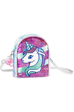 Unicorn Desenli Çapraz Çanta Kız Erkek Çocuk Oyuncak Eğitici Oyuncaklar