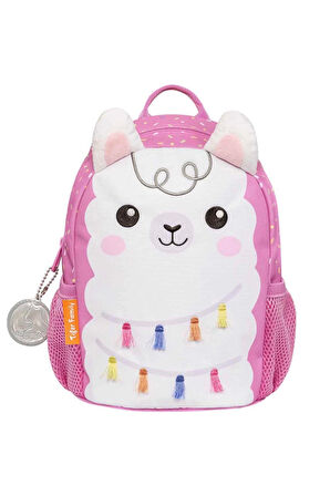 Lama Desenli Pembe Anaokulu Çantası Kız Erkek Çocuk Oyuncak Eğitici Oyuncaklar