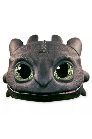 Ejderhayı Nasıl Eğitirsin? Toothless Sesli ve Işıklı Maske 38cm Kız Erkek Çocuk Oyuncak Eğitici Oyun
