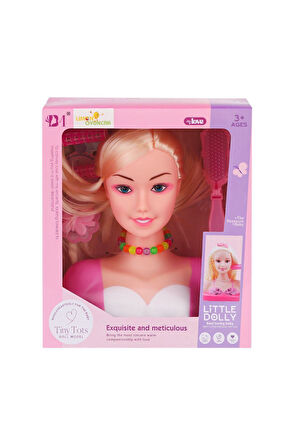 BM3319-1B Little Dolly Model Bebek Yüzü - Limon Oyuncak Kız Erkek Çocuk Oyuncak Eğitici Oyuncaklar