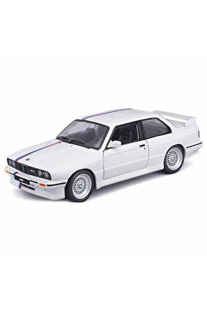 21100 Burago 1:24 BMW M3 1988 Model Araba Kız Erkek Çocuk Oyuncak Eğitici Oyuncaklar