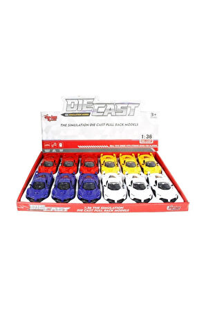 SR-1310-11-12-13 ÇEK BIRAK IŞIK VE MÜZİKLİ 1:36 SPOR Kız Erkek Çocuk Oyuncak Eğitici Oyuncaklar