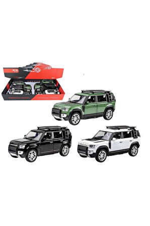 XHD-B2401 1 24 C-B IŞIKLI SESLİ MODEL OFF ROAD DEF METAL JEEP Kız Erkek Çocuk Oyuncak Eğitici Oyunca