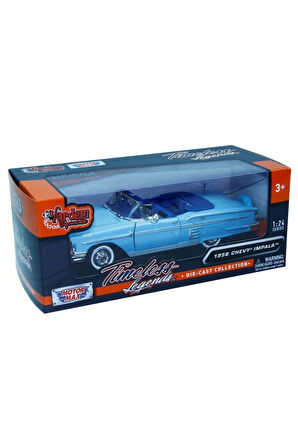 73267 1: 1958 CHEVROLET IMPALA Kız Erkek Çocuk Oyuncak Eğitici Oyuncaklar