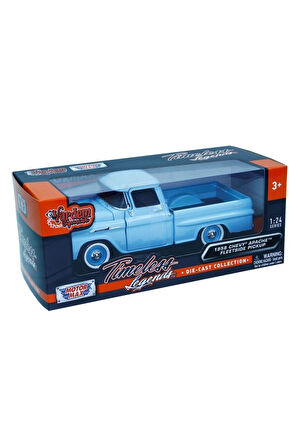 79311 1:24 1958 CHEVY APACHE FLEETLINE PICKUP Kız Erkek Çocuk Oyuncak Eğitici Oyuncaklar
