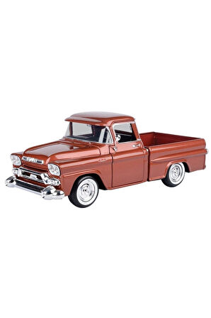 79385 1: 24 1958 GMC 100 WIDESIDE PICKUP Kız Erkek Çocuk Oyuncak Eğitici Oyuncaklar