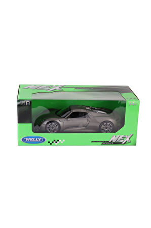 18051 WELLY 1 18 PORCHE 918 SPYDER Kız Erkek Çocuk Oyuncak Eğitici Oyuncaklar