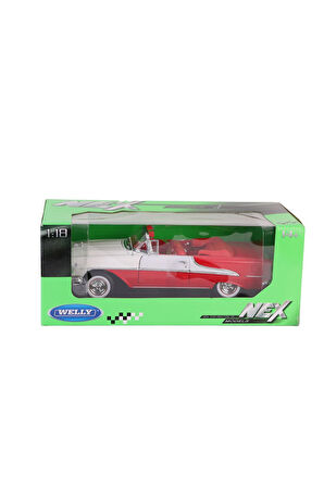 19869C WELLY 1 18 1955 OLDSMOBİLE SUPER 88 Kız Erkek Çocuk Oyuncak Eğitici Oyuncaklar