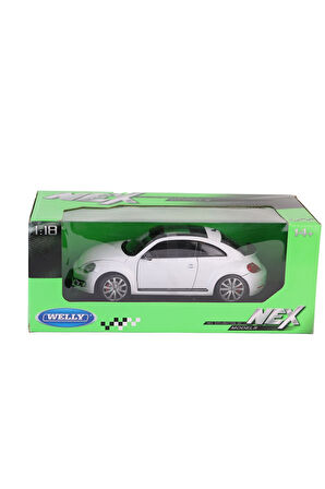 18042 WELLY METAL ARABA VE BEETLE 1 18 6 Kız Erkek Çocuk Oyuncak Eğitici Oyuncaklar