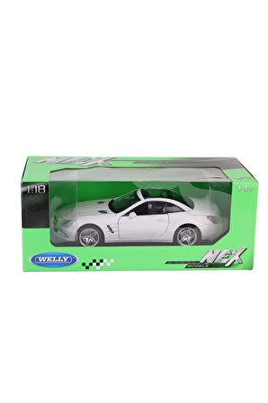 18046 WELLY 1 18 MERCEDES BENZ SL500 HARD Kız Erkek Çocuk Oyuncak Eğitici Oyuncaklar