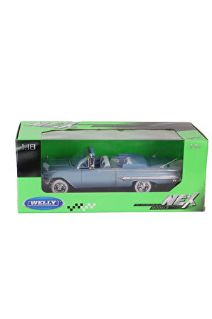 19864 WELLY 1 18 1960 CHEVROLET IMPALA Kız Erkek Çocuk Oyuncak Eğitici Oyuncaklar