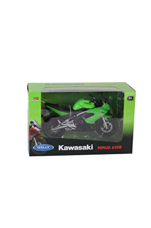 62803 WELLY 1 10 MOTORCYLE KAWASAKI2009 Kız Erkek Çocuk Oyuncak Eğitici Oyuncaklar