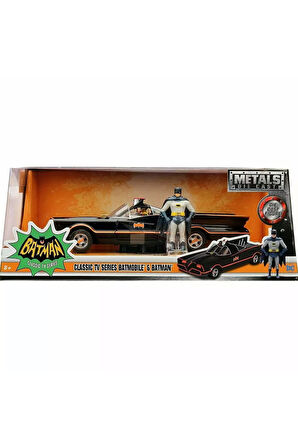 Jada 1:24 Batman 1966 Classic Batmobile Kız Erkek Çocuk Oyuncak Eğitici Oyuncaklar