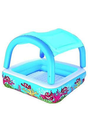 52192 ŞİŞME ZEMİN GÖLGELİKLİ 147X147X122CM Kız Erkek Çocuk Oyuncak Eğitici Oyuncaklar