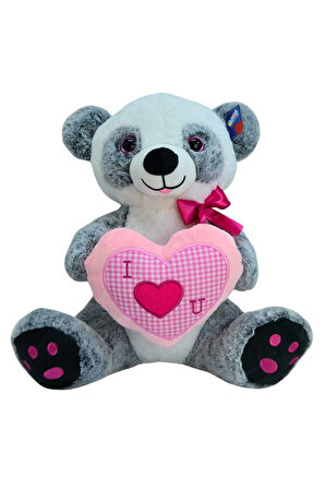 50cm KALP TUTAN PANDA Kız Erkek Çocuk Oyuncak Eğitici Oyuncaklar